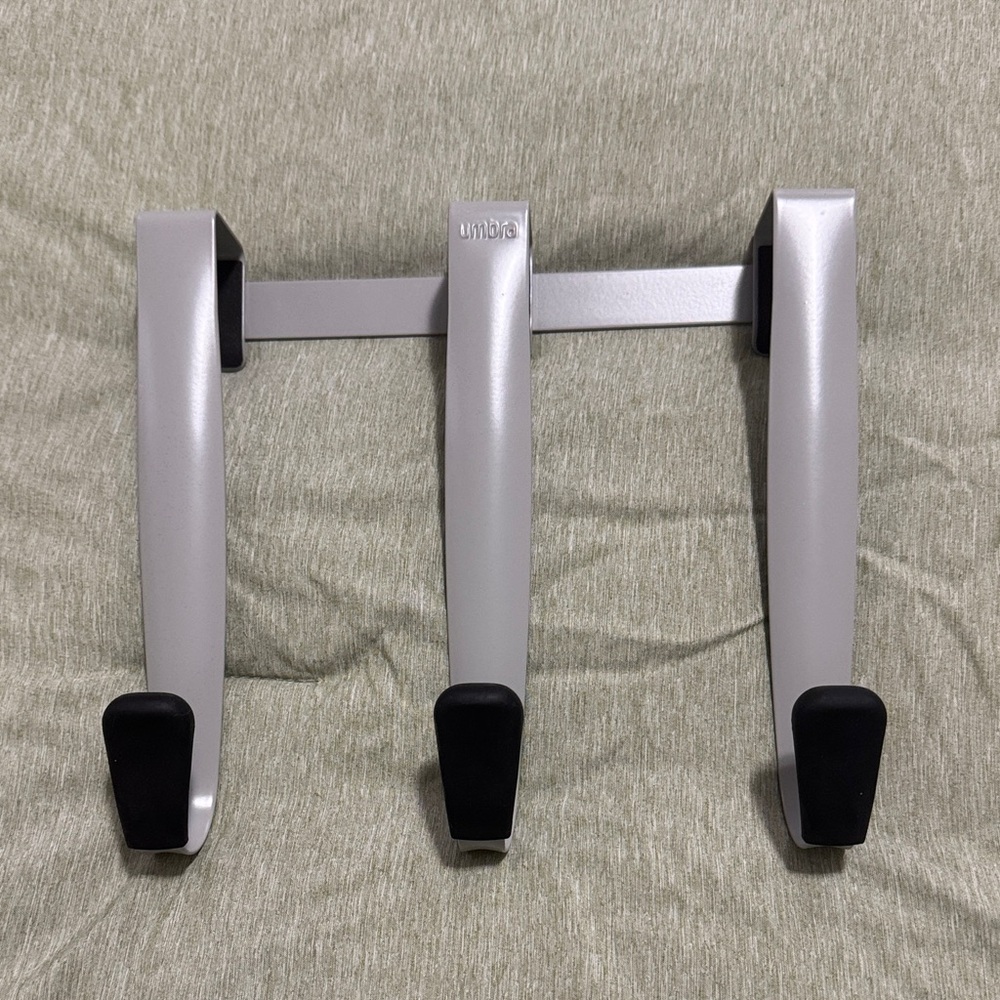 Umbra Metallic Wall Rack with Black Tips